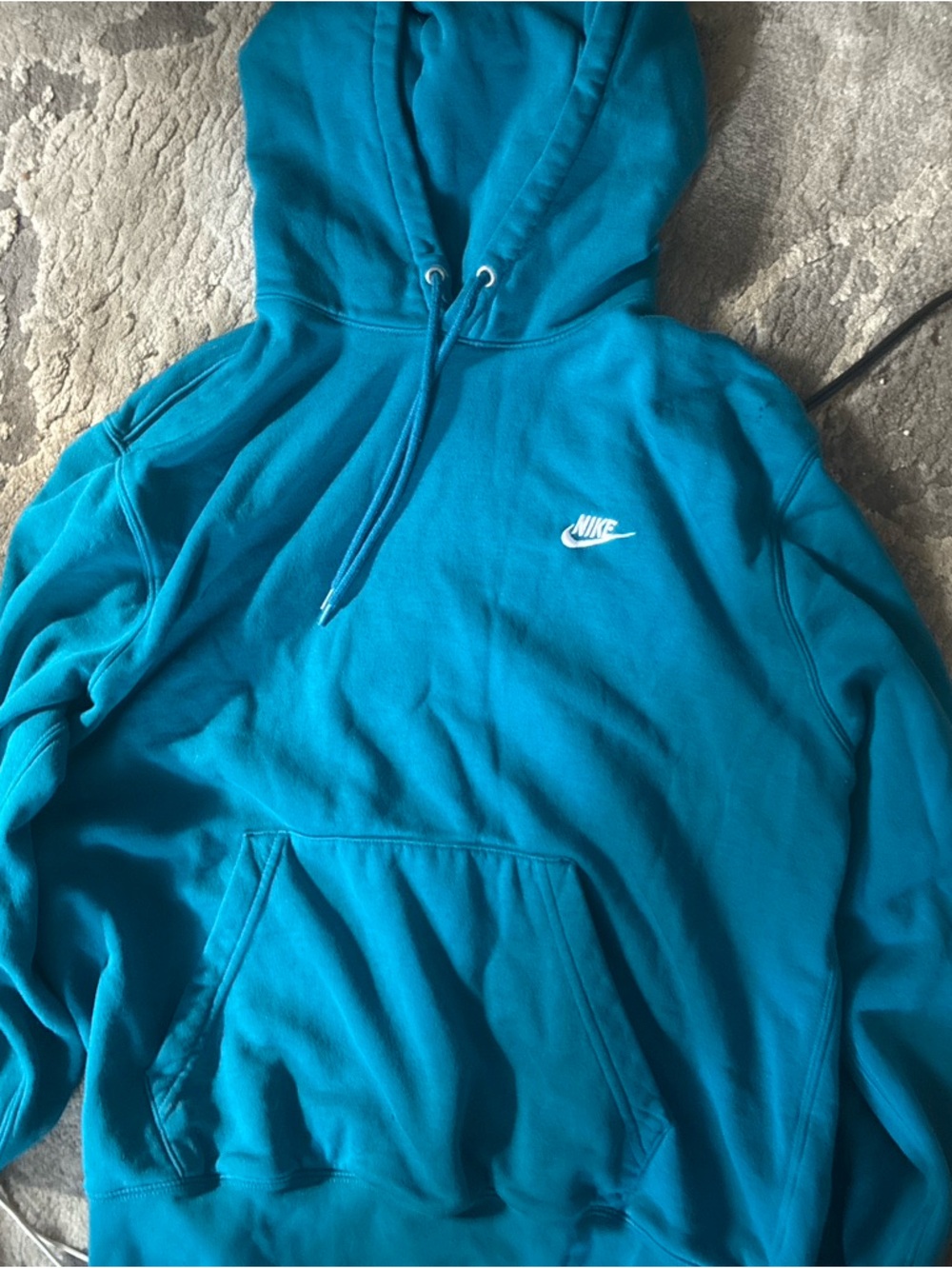 Nike Men’s Teal Crewneck Hoodie